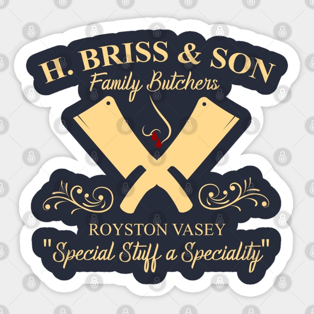 Hillary Briss Family Butchers Sticker by Meta Cortex